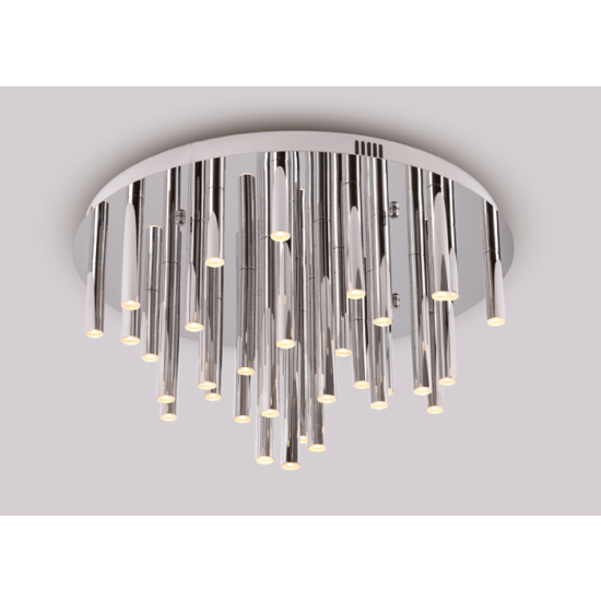 Maxlight Plafon Organic 33X1 Chrom Ściemnialny C0115D