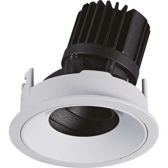 Maxlight Oprawa Wpustowa Galexo LED 7W Biała H0106