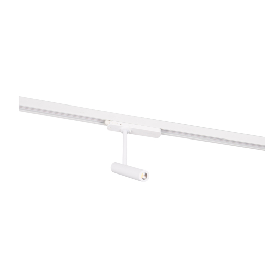 Maxlight Lampa Do Szynoprzewodu Pistol Biały 12W LED S0005