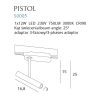 Maxlight Lampa Do Szynoprzewodu Pistol Biały 12W LED S0005