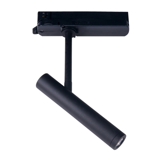 Maxlight Lampa Do Szynoprzewodu Pistol Czarny 12W LED S0006