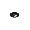 Maxlight Oprawa Wpustowa Max Yuca Round Tilted Black 3W H0105