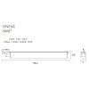 Maxlight Lampa Do Szynoprzewodu Linear Track Black 18W 4000K S0007