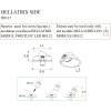 Maxlight Oprawa Wpustowa Bellatrix Side Biała - Bez Modułu Świetlnego LED H0112 H0115