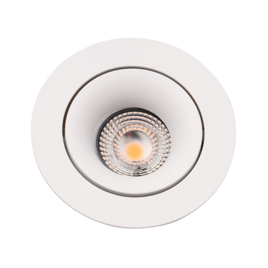 Maxlight Oprawa Wpustowa Bellatrix Tilted Biała - Bez Modułu Świetlnego LED H0112 H0117