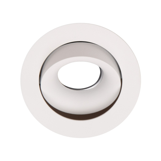 Maxlight Oprawa Wpustowa Bellatrix Tilted Biała - Bez Modułu Świetlnego LED H0112 H0117