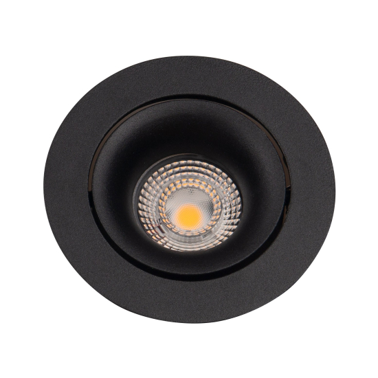 Maxlight Oprawa Wpustowa Bellatrix Tilted Czarna - Bez Modułu Świetlnego LED H0112 H0118