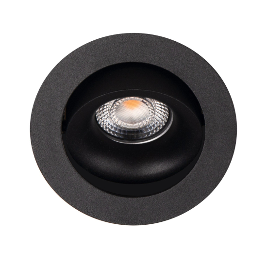Maxlight Oprawa Wpustowa Bellatrix Tilted Czarna - Bez Modułu Świetlnego LED H0112 H0118