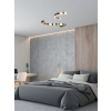 Maxlight Lampa Wisząca Lotus 40W Złota Ściemnialna P0394D