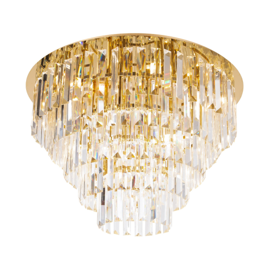 Maxlight Plafon Monaco Złoty Ø 60 cm C0206