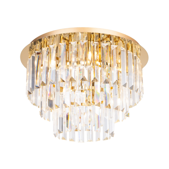 Maxlight Plafon Monaco Złoty Ø 42 cm C0205