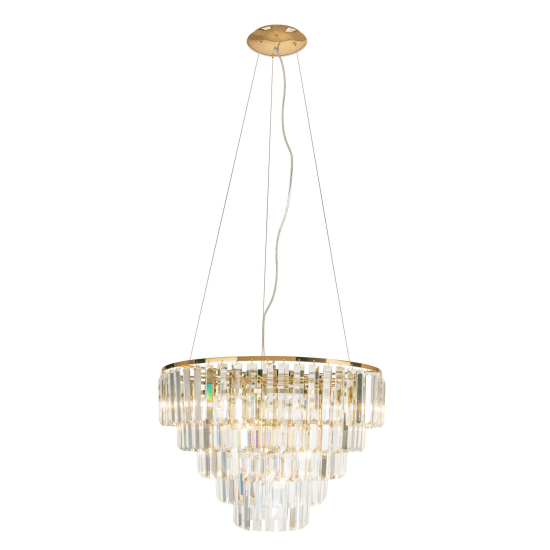Maxlight Lampa Wisząca Monaco Złota Ø 60 cm P0424