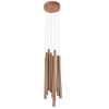 Maxlight Lampa Wisząca Organic 10X1 Miedź Mała Ściemnialna P0205D