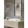 Maxlight Lampa Wisząca Organic 10X Chrom Mała Ściemnialna P0206D