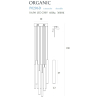 Maxlight Lampa Wisząca Organic 10X Chrom Mała Ściemnialna P0206D