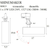 Maxlight Lampa Do Szynoprzewodu Shinemaker Biała- Ściemnialna S0015
