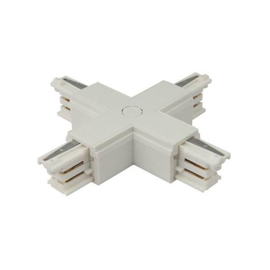 Maxlight Track Łącznik X" Biały" MHT1-X-WH