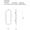Maxlight Kinkiet Olivia W0290D