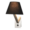 Maxlight Kinkiet Orlando Czarny Satyna 5103W/BLNM