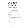 Maxlight Kinkiet Orlando Czarny Satyna 5103W/BLNM
