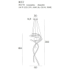 Maxlight Lampa Wisząca Ritz P0427D