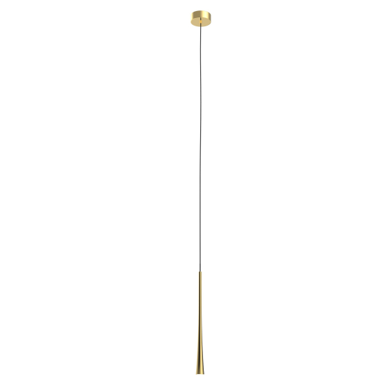 Maxlight Coffee Gold 7W Lampa Wisząca Mała Złoto Szczotkowane P0484