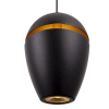 Maxlight Cometshine LED 8W 480lm 3000K Lampa Wisząca Czarny/Złoty P0471