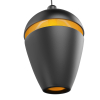 Maxlight Cometshine LED 8W 480lm 3000K Lampa Wisząca Czarny/Złoty P0471