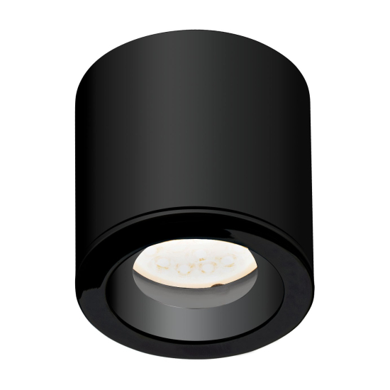 Maxlight Lampa Sufitowa Form Czarna GU10 IP65 C0216