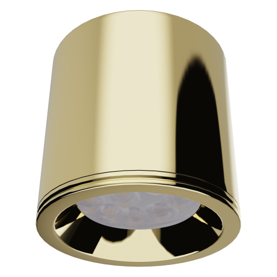 Maxlight Lampa Sufitowa Form Złota GU10 IP65 C0217