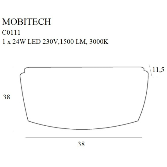 Maxlight Plafon Mobitech Square II C0111