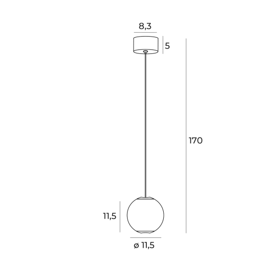 Maxlight Lampa Wisząca Nobile I P0478