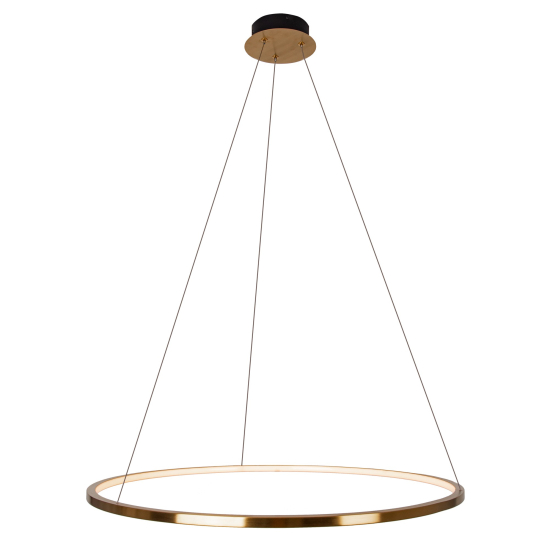 Maxlight Lampa Wisząca Queen Ø 70 cm Złoto Szczotkowane P0494