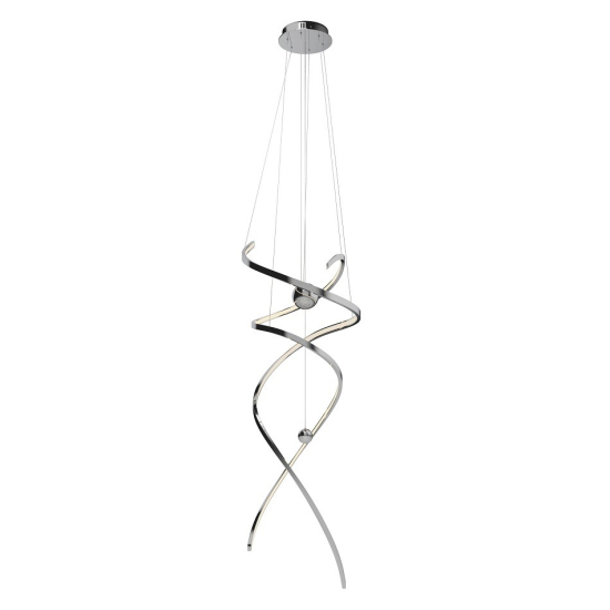 Maxlight Lampa Wisząca Ritz Chrom P0482D