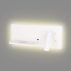 Maxlight Kinkiet Superior z Gniazdem USB i Ładowarką Indukcyjną Biały W0291L