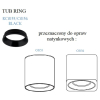 Maxlight Black Pierścień Ozdobny Czarny Do Tub RC0155/C0156 BLACK