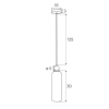 Maxlight Lampa Wisząca Campanila Champagne Glass P0510