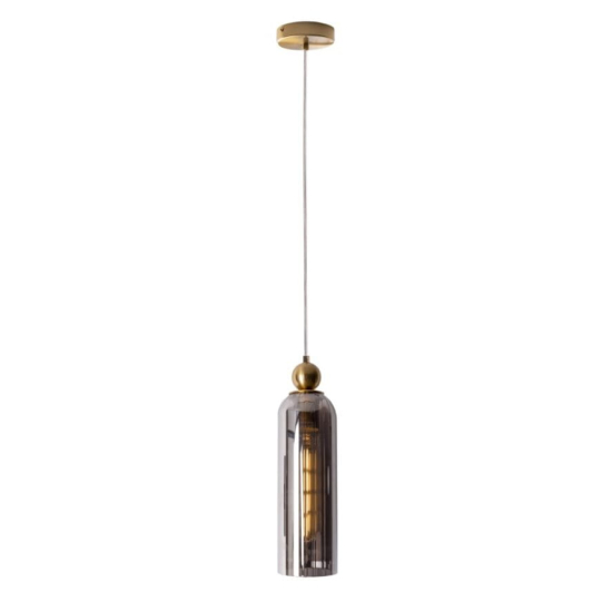 Maxlight Lampa Wisząca Campanila Smoky Glass P0511