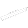 Maxlight Lampa Magnetyczna Liniowa Czarna System On/Off 18W 1126lm 3000K M0002N
