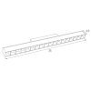 Maxlight Lampa Magnetyczna Liniowa System ZigBee 18W 1049lm 2700-5000K M0005Z