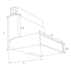 Maxlight Lampa Magnetyczna Łamana System ZigBee 6W 323lm 2700-5000K M0007Z
