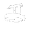 Maxlight Reflektor Magnetyczny System On/Off 11,5W 855lm 3000K M0014N