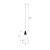 Maxlight Lampa Wisząca Magnetyczna System DALI 6W 187lm 3000K M0015D