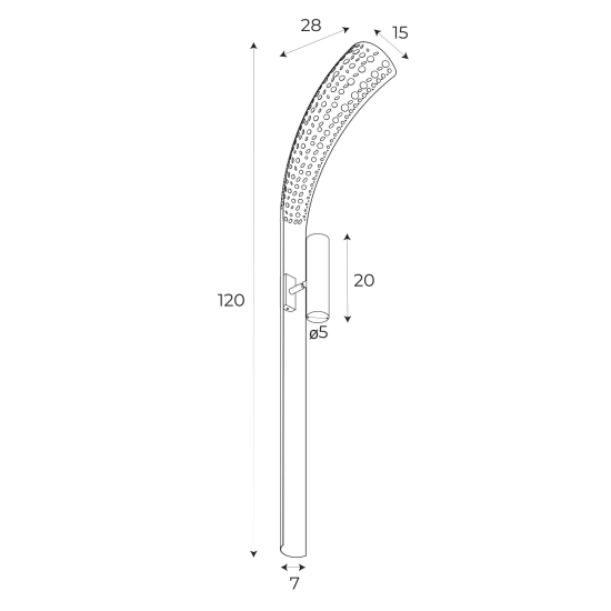 Maxlight Kinkiet Cobra W0342