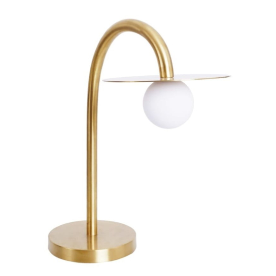Maxlight Lampa Stołowa Enigma Złota T0054