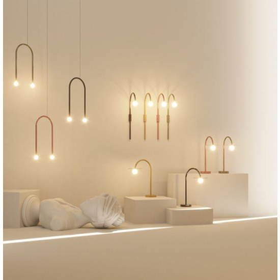 Maxlight Lampa Stołowa Enigma Złota T0054
