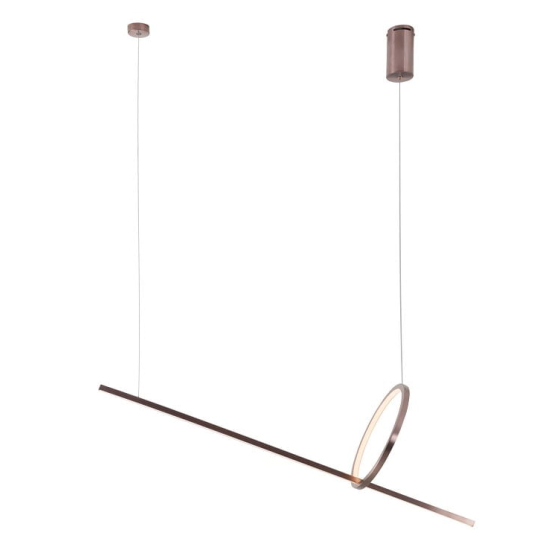 Maxlight Lampa Wisząca Lozanna 18W Brushed Bronze P0570D