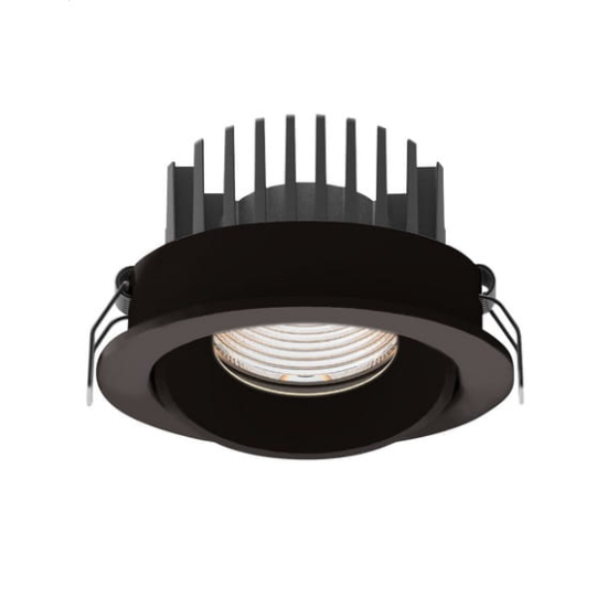Maxlight Oprawa Wpustowa Cyklop Czarna 4000K IP65 H0095 4000K
