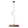 Maxlight Lampa Wisząca Tamago Dark Walnut Wood P0551