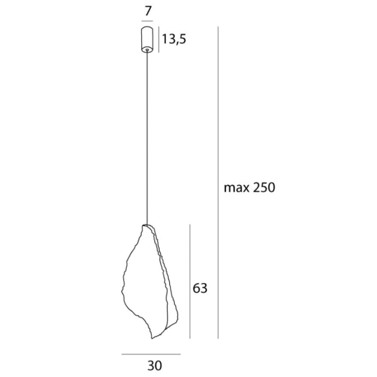 Maxlight Lampa Wisząca Concha P0540